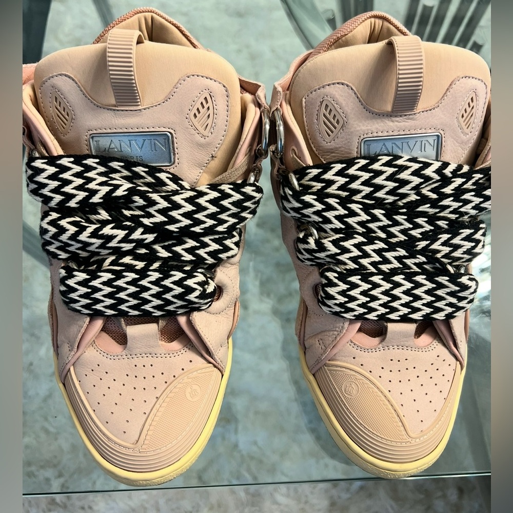 LANVIN Curb Sneaker Men 44 Pink